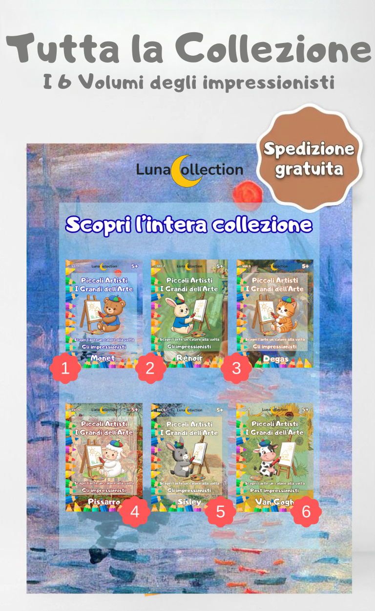 Collana Completa “Piccoli Artisti – I Grandi dell’Arte” (6 Volumi)