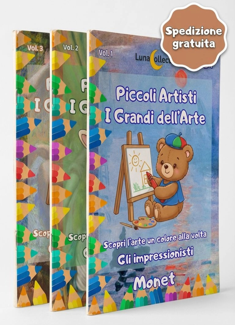 Bundle 3 Libri da Colorare: Monet, Renoir, Degas - immagine 2